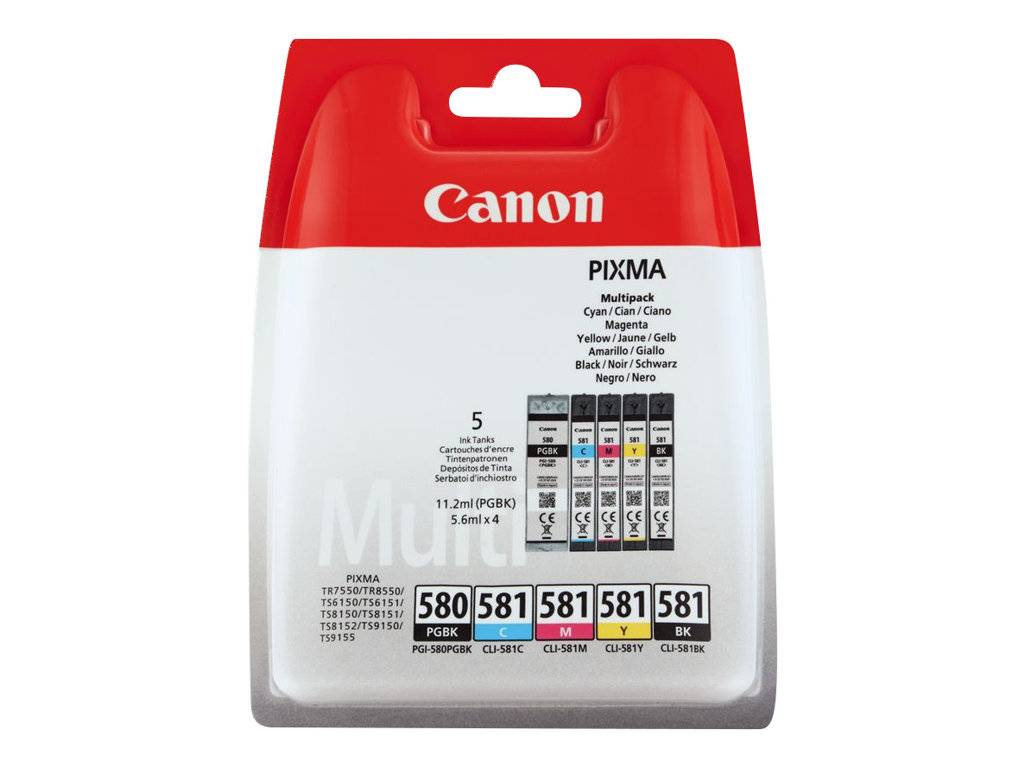 Canon PGI-580 PGBK/CLI-581 CMYBK Multipack - 5er-Pack-5