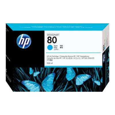 HP 80 - 350 ml - Cyan - Original - DesignJet - Tintenpatrone - für DesignJet 105