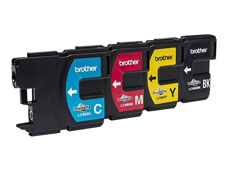 Brother LC980VALBP - 4er-Pack - Schwarz, Gelb, Cyan, Magenta-2