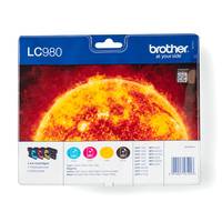 Brother LC980VALBP - 4er-Pack - Schwarz, Gelb, Cyan, Magenta-4