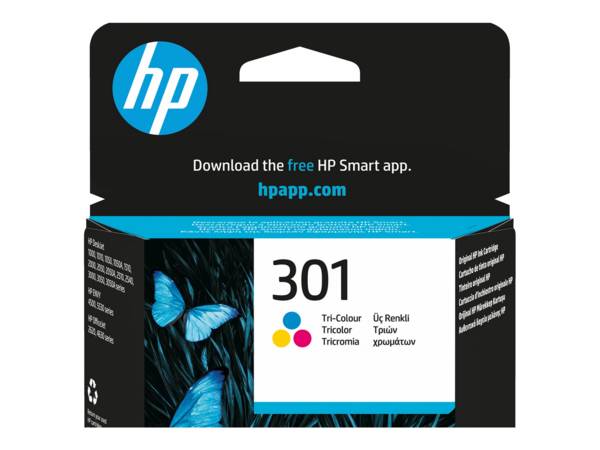 HP 301 - 3 ml - Farbe (Cyan, Magenta, Gelb) - original - Tintenpatrone - für HP