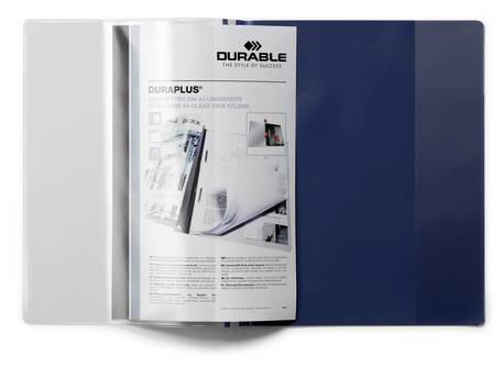 DURABLE DURAPLUS - Schnellhefter - für A4 - dunkelblau-4