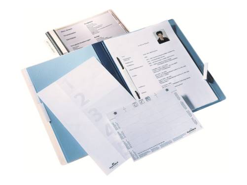 DURABLE - Hängeregister - mit Register - blau
