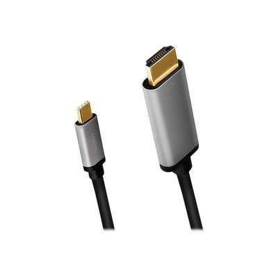 LogiLink - Adapterkabel - HDMI männlich bis USB-C männlich - 1.8 m - Dreifachisolierung - Schwarz - unterstützt 4K 60 Hz