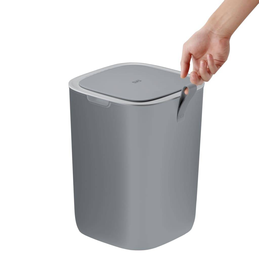 Sensor-Abfalleimer MORANDI Volumen 12 l handsfree grau. Vepa Bins Groothandel B.V. 56907649-4