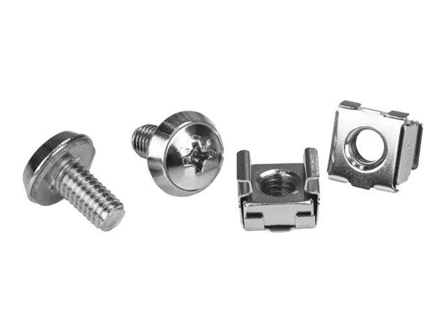 StarTech.com M6 Rack Schrauben und M6 Käfigmuttern - 20 Pack - M6 Muttern - Serv-0