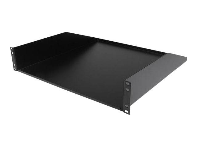 StarTech.com 2 HE 19 Fest montierbarer Schwerlast Fachboden für Server Rack/ Sch-0