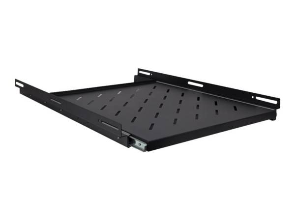 Inter-Tech SWS-650/1000 - Rack-Bodenpaneel - Schwarz, RAL 9005 - 1U - 48.3 cm (19")