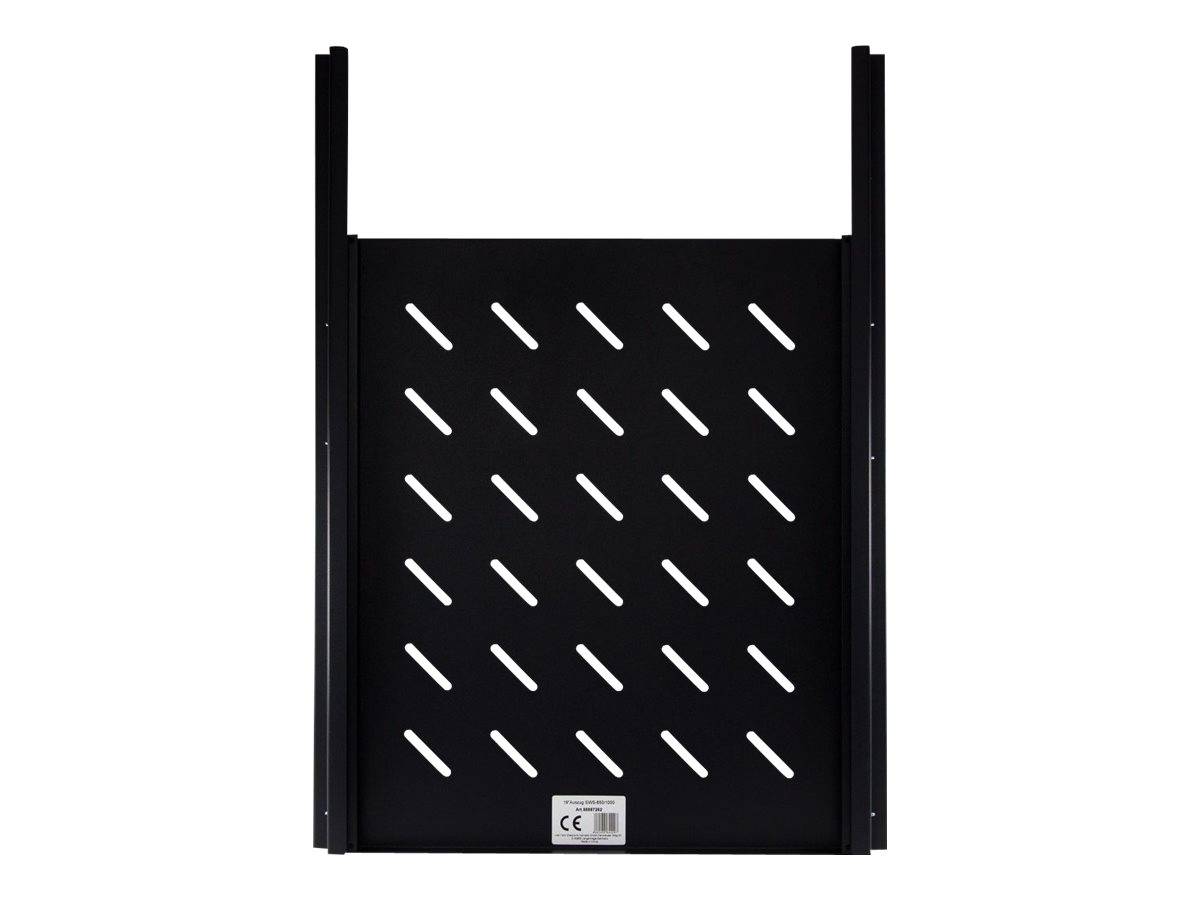 Inter-Tech SWS-650/1000 - Rack-Bodenpaneel - Schwarz, RAL 9005 - 1U - 48.3 cm (19")-4