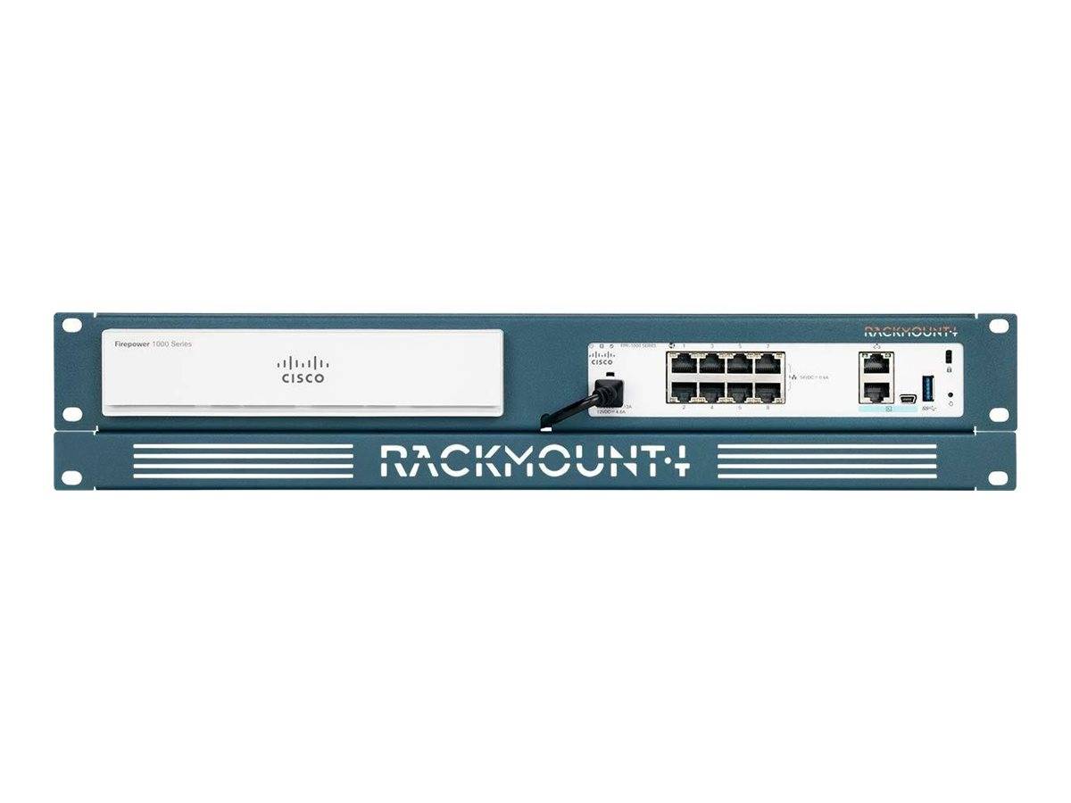 Rackmount.IT RM-CI-T8 - Rackmontagesatz - Jet Black, RAL 9005 - 2U - 48.3 cm (19"")-0