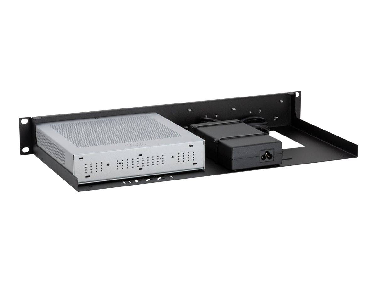 Rackmount.IT RM-CI-T8 - Rackmontagesatz - Jet Black, RAL 9005 - 2U - 48.3 cm (19"")-2