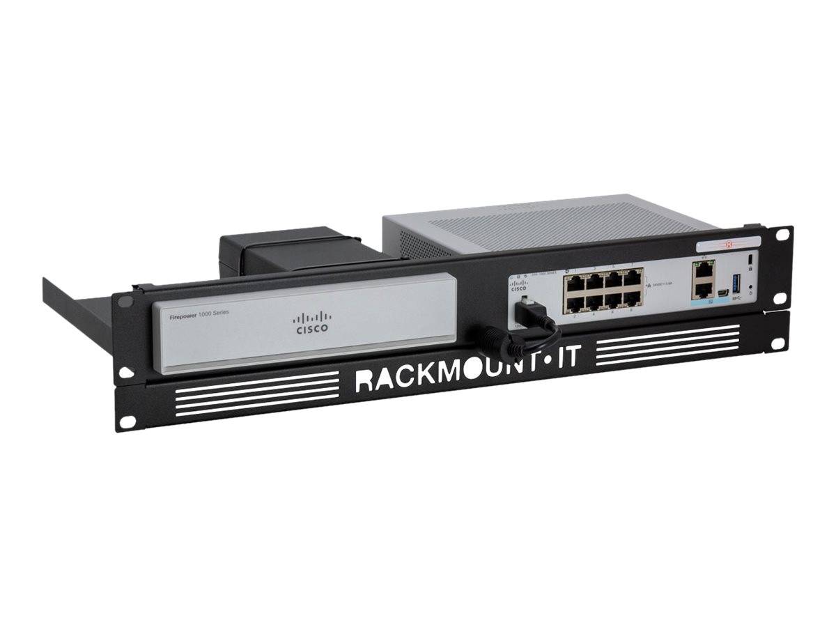 Rackmount.IT RM-CI-T8 - Rackmontagesatz - Jet Black, RAL 9005 - 2U - 48.3 cm (19"")-3