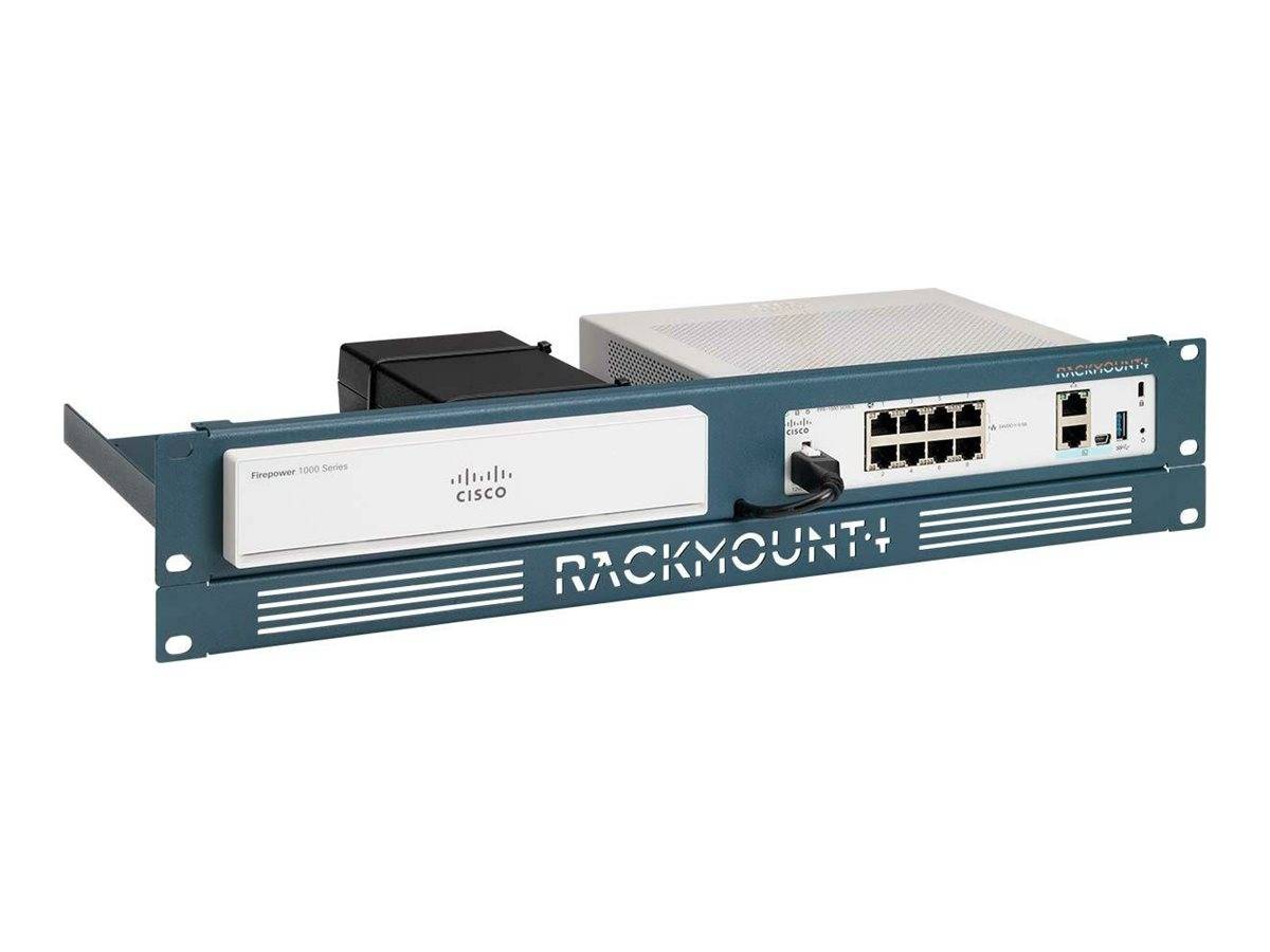 Rackmount.IT RM-CI-T8 - Rackmontagesatz - Jet Black, RAL 9005 - 2U - 48.3 cm (19"")-4