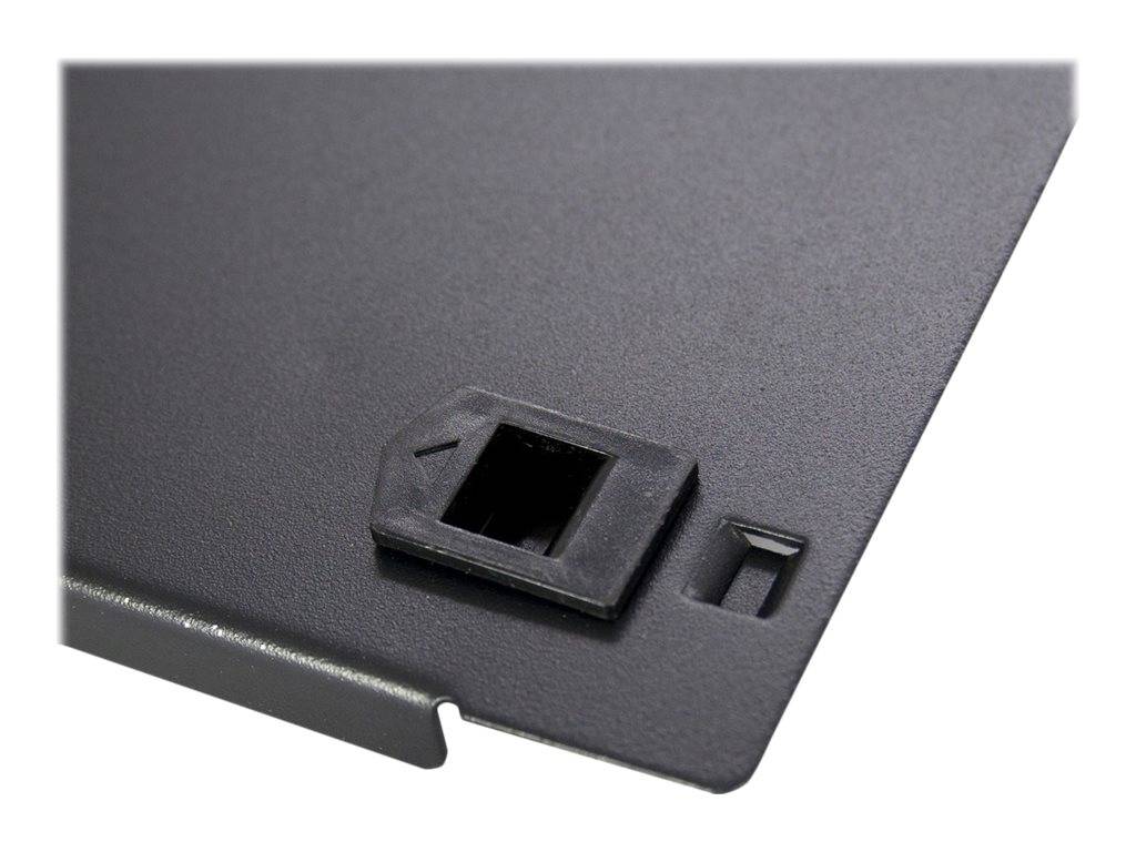 Inter-Tech - Blindplatte - Schwarz, RAL 9005 - 1U - 48.3 cm (19"")-5