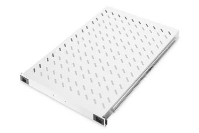 Digitus DN-19 TRAY-2-1000 19 Zoll Netzwerkschrank-Geräteboden 1 HE Ausziehbar Geeignet für Schranktiefe: 1000 mm Grau-4