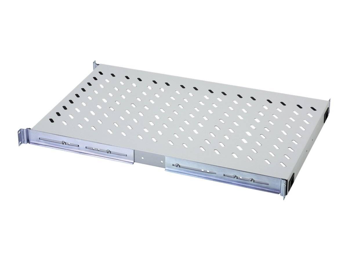 Digitus DN-19 TRAY-2-1000 19 Zoll Netzwerkschrank-Geräteboden 1 HE Ausziehbar Geeignet für Schranktiefe: 1000 mm Grau-5