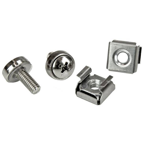StarTech.com M5 Rack Schrauben und M5 Käfigmuttern - 20 Pack - M6 Muttern - Serv-5