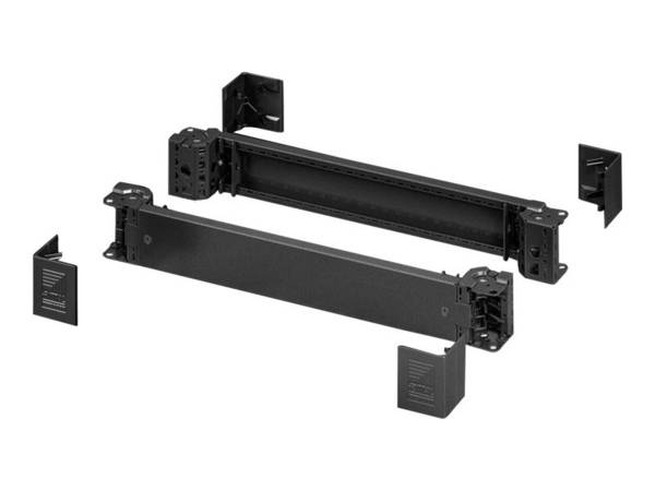 Rittal VX - Sockelstück mit Blende - vorne und hinten - RAL 9005 (Packung mit 2)