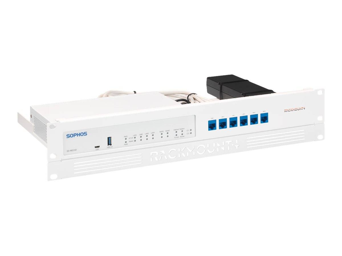 Rackmount.IT RM-SR-T10I - Montagesatz für Netzwerkgeräte - Rack montierbar - RAL 9003 - 1.3U - 48.3 cm (19"")-3