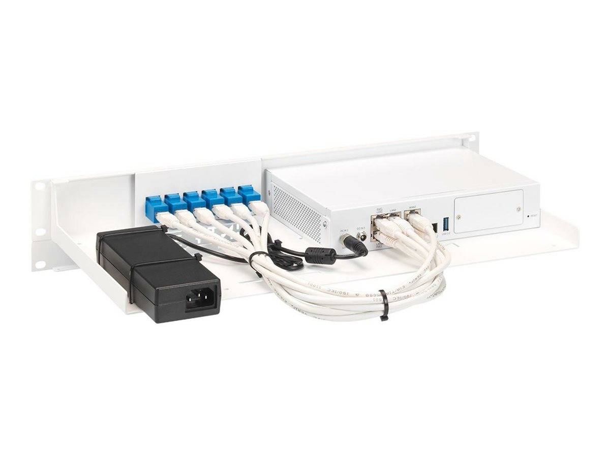 Rackmount.IT RM-SR-T10I - Montagesatz für Netzwerkgeräte - Rack montierbar - RAL 9003 - 1.3U - 48.3 cm (19"")-5