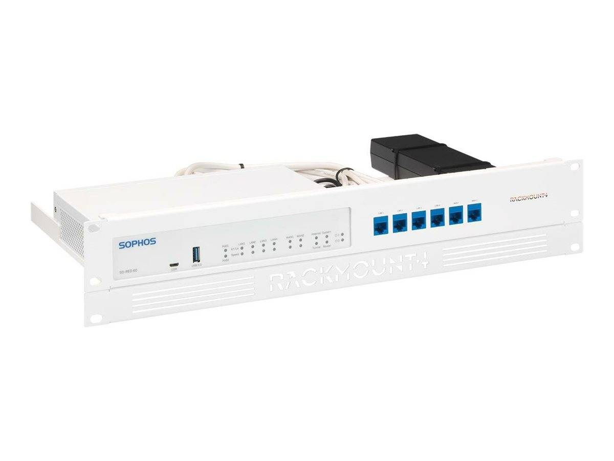 Rackmount.IT RM-SR-T10I - Montagesatz für Netzwerkgeräte - Rack montierbar - RAL 9003 - 1.3U - 48.3 cm (19"")-6
