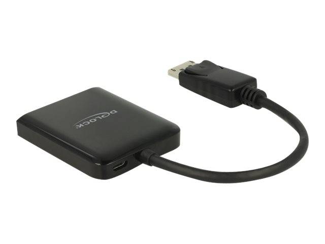 Delock DisplayPort 1.4 Splitter 1 x DisplayPort to 2 x HDMI MST-4