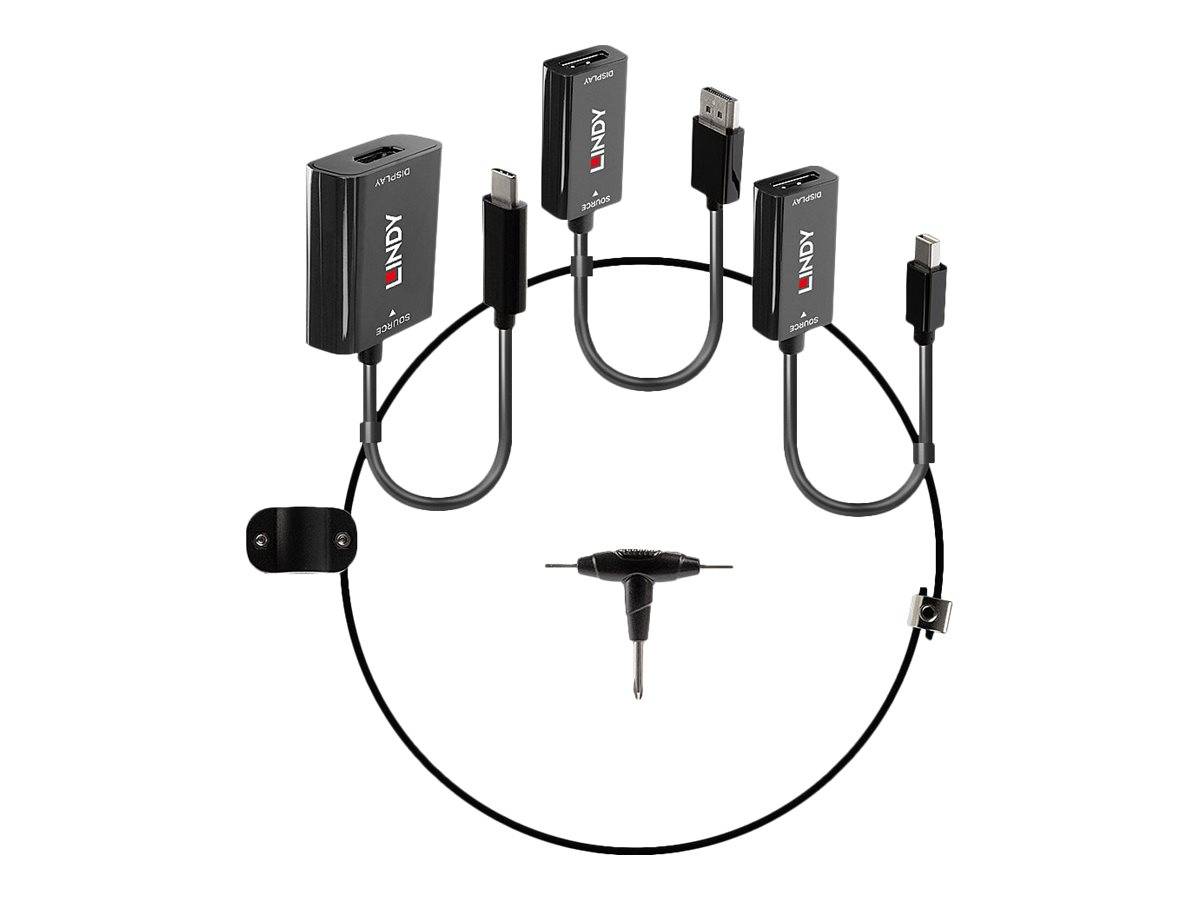 Lindy - Videoadapter - Schwarz - unterstützt 4K 60 Hz (3840 x 2160)-6
