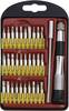 Donau Elektronik 821797 Bit-Set 30teilig Schlitz, Kreuzschlitz Phillips, Kreuzschlitz Pozidriv, Innen-Sechskant, T-Profil