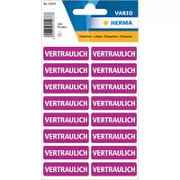 HERMA Textetiketten "VERTRAULICH", 12 x 40 mm, lila / weiß (6501134)-2