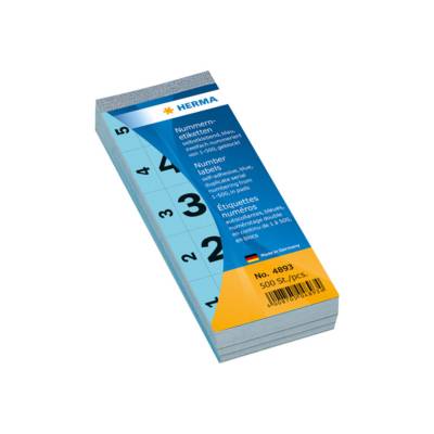 HERMA - Dekorationskleber - Zahlen 1-500 - 2.8 x 5.6 cm-0