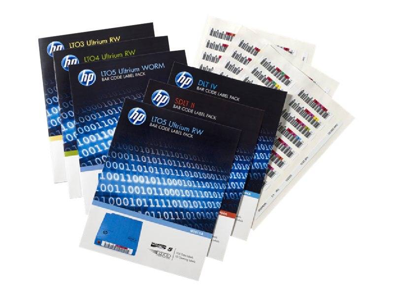 HPE Ultrium 6 RW Bar Code Label Pack - Strichcodeetiketten-0