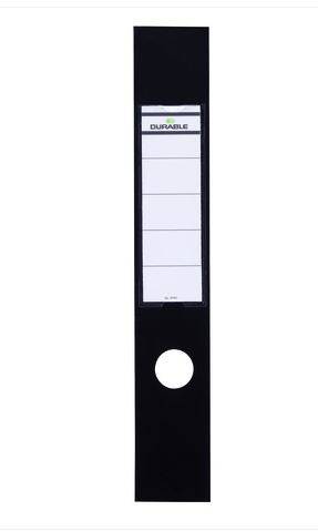DURABLE ORDOFIX - Rückenetikett für Aktenordner - Schwarz (Packung mit 10)-3