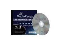 MediaRange - BD-R DL - 50 GB 6x - Jewel Case (Schachtel)-0
