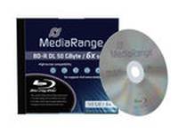 MediaRange - BD-R DL - 50 GB 6x - Jewel Case (Schachtel)-1