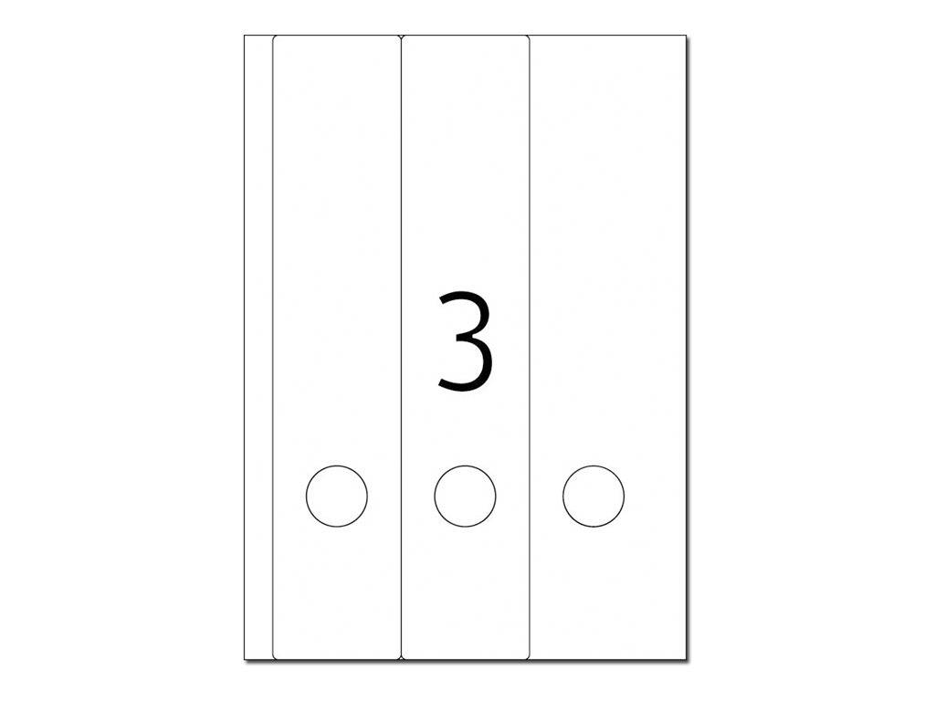 HERMA Special - Papier - matt - permanent selbstklebend - Blau - 61 x 297 mm 60 Etikett(en) (20 Bogen x 3)-5