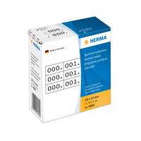 HERMA - Schwarz, weiß - 10 x 22 mm 3000 Etikett(en) (1000 Bogen x 3)-4