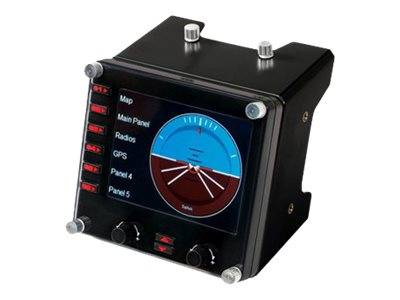 Logitech Gaming Saitek Pro Flight Instrument Panel PZ46 Flugsimulator-Controller USB PC Schwarz-7
