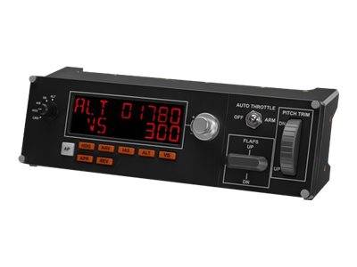 Logitech Gaming Saitek Pro Flight Multi Panel PZ70 Flugsimulator-Controller USB PC Anthrazit-0