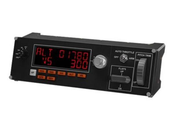 Logitech Gaming Saitek Pro Flight Multi Panel PZ70 Flugsimulator-Controller USB PC Anthrazit