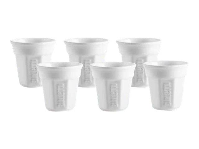 Bialetti - Tasse - achteckig - weiß (Packung-0