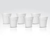 Bialetti - Tasse - achteckig - weiß (Packung-3