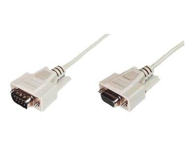 DIGITUS - Datatransfer Verlängerungskabel, D-Sub9/St - D-Sub9/Bu-5