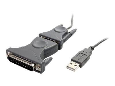 STARTECH ICUSB232DB25 USB to RS232 DB9 Serial Adapter Cable with DB25 Adapter-0
