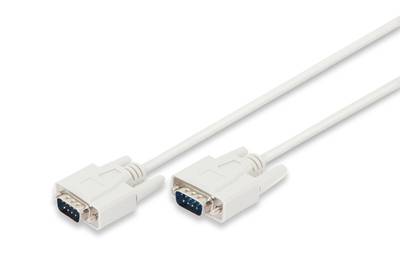 DIGITUS - Datatransfer Anschlusskabel, D-Sub9/St - D-Sub9/St-3