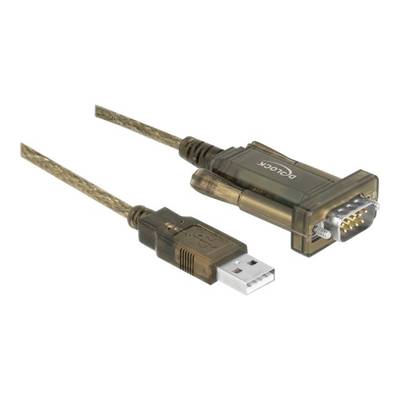 DeLOCK Adapter USB 2.0 Type-A > 1 x Serial DB9 RS-232