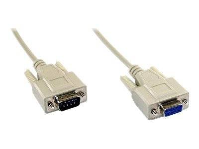 InLine® Serielle Verlängerung, 9pol Stecker/Buchse, vergossen, 1:1 belegt, 15m-6