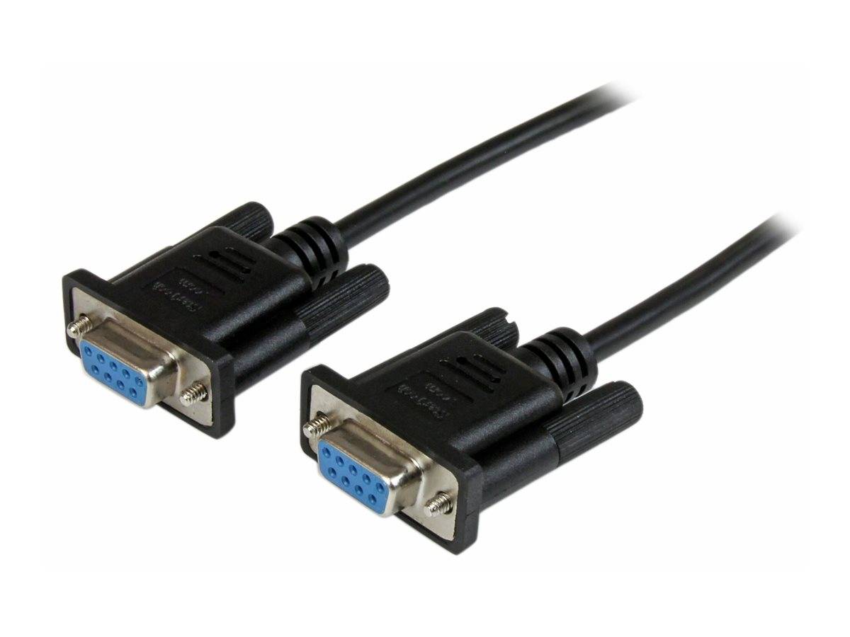 StarTech.com 1m DB9 RS232 Seriell Nullmodemkabel - Bu/Bu - 9-pin seriell Null-Mo-0