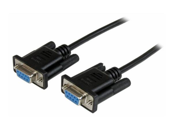 StarTech.com 1m DB9 RS232 Seriell Nullmodemkabel - Bu/Bu - 9-pin seriell Null-Mo
