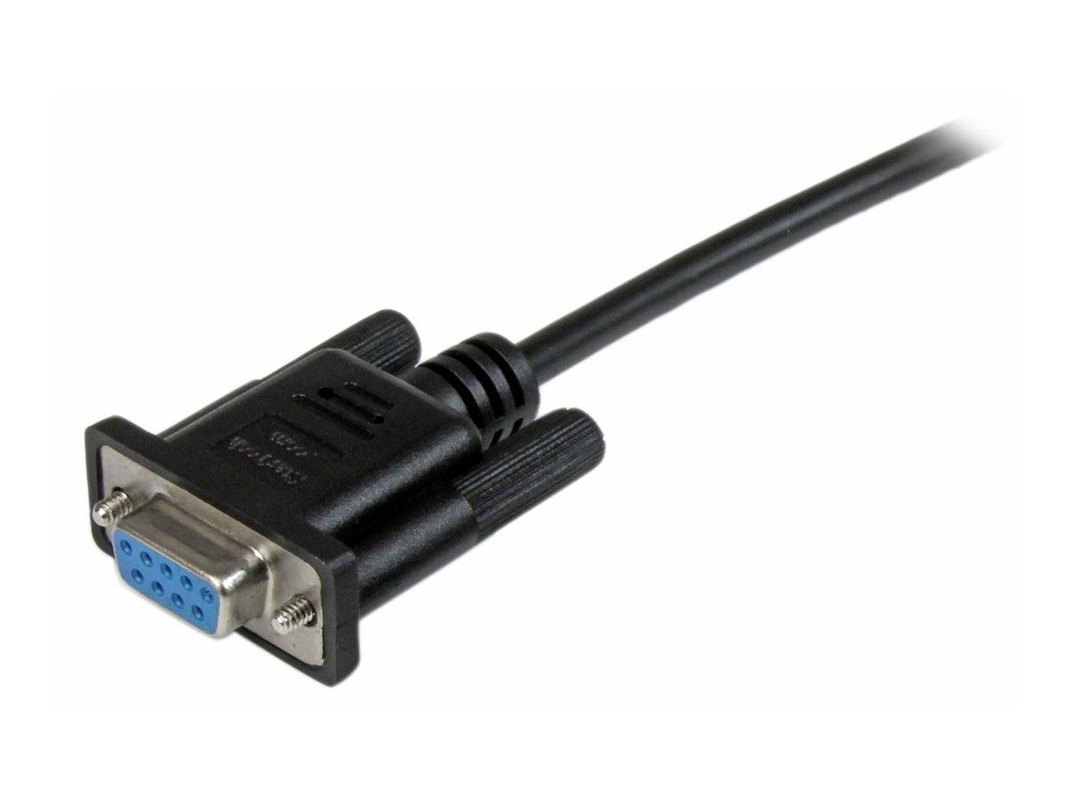 StarTech.com 1m DB9 RS232 Seriell Nullmodemkabel - Bu/Bu - 9-pin seriell Null-Mo-8