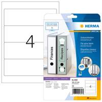HERMA Special - Papier - matt - permanent selbstklebend - beschichtet - weiß - 192 x 61 mm - 90 g/m² - 100 Etikett(en) (-8
